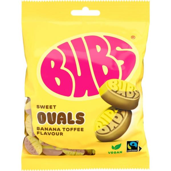 BUBS Goody Banana Toffee Sweet Ovals 90G