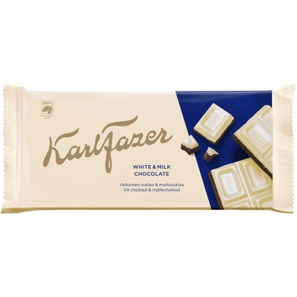 Fazer White & Milk Chocolate 131G