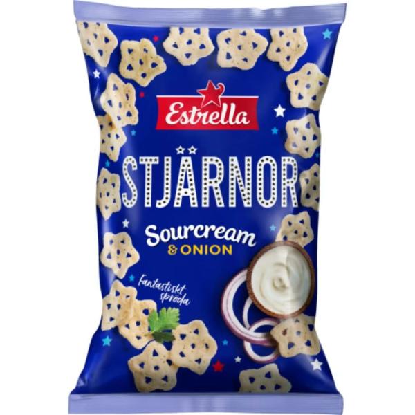 Estrella Sourcream & Onion Stars